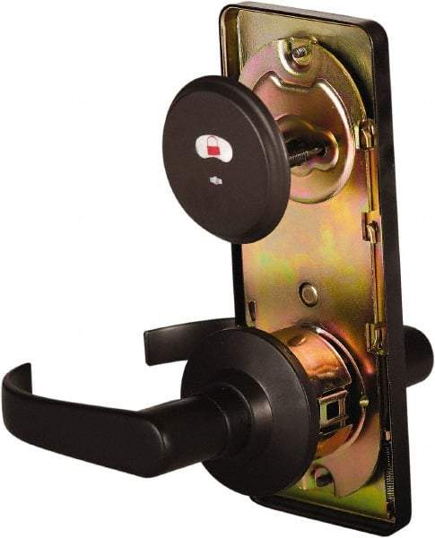 Stanley - Grade 2 Passage Lever Lockset - 2-3/4" Back Set, Keyless Cylinder, Brass Alloy, Oil Rubbed Bronze Finish - All Tool & Supply