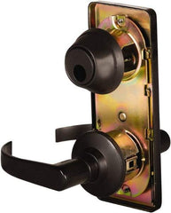 Stanley - Grade 2 Passage Lever Lockset - 2-3/4" Back Set, Keyless Cylinder, Brass Alloy, Oil Rubbed Bronze Finish - All Tool & Supply