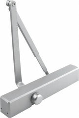 Stanley - 9-3/4" Closer Body Length, Multi-Size Closer Manual Damper - Painted Aluminum Finish, Reversible - All Tool & Supply