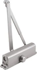 Stanley - 9-3/4" Closer Body Length, Multi-Size Closer Manual Damper - Painted Aluminum Finish, Reversible - All Tool & Supply