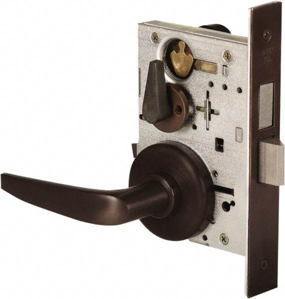 Stanley - Grade 1 Dormitory Lever Lockset - 2-3/4" Back Set, Best SFIC Cylinder, Brass Alloy, Oil Rubbed Bronze Finish - All Tool & Supply