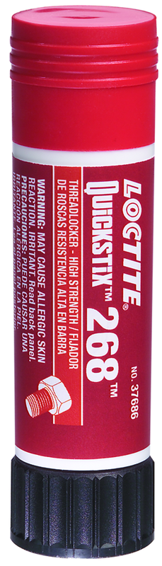 268 Red High Strength Permanent Threadlocker - 19 gm - All Tool & Supply