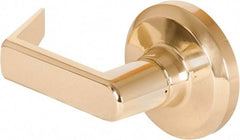 Stanley - Grade 1 Dummy Lever Lockset - 2-3/4" Back Set, Keyless Cylinder, Brass Alloy, Bright Brass Finish - All Tool & Supply