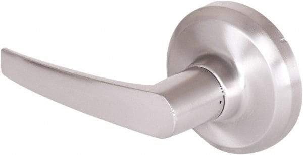 Stanley - Grade 1 Dummy Lever Lockset - 2-3/4" Back Set, Keyless Cylinder, Brass Alloy, Satin Chrome Finish - All Tool & Supply