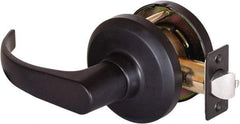 Stanley - Grade 1 Communicating Lever Lockset - 2-3/4" Back Set, Key In Lever Cylinder, Brass Alloy, Oil Rubbed Bronze Finish - All Tool & Supply