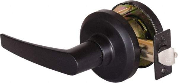 Stanley - Grade 1 Communicating Lever Lockset - 2-3/4" Back Set, Key In Lever Cylinder, Brass Alloy, Oil Rubbed Bronze Finish - All Tool & Supply