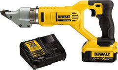 DeWALT - 2,500 SPM, 20 Volt, Pistol Grip Handle, Handheld Cordless Shear - 14 Gauge (Steel) & 16 Gauge (Stainless Steel) Cutting Capacity - All Tool & Supply