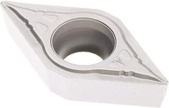 Seco - DCMT32.51 F1 Grade TK1501 Carbide Turning Insert - Ti(C/N)/Al2O3/Cr Finish, 55° Diamond, 3/8" Inscr Circle, 5/32" Thick, 1/64" Corner Radius - All Tool & Supply