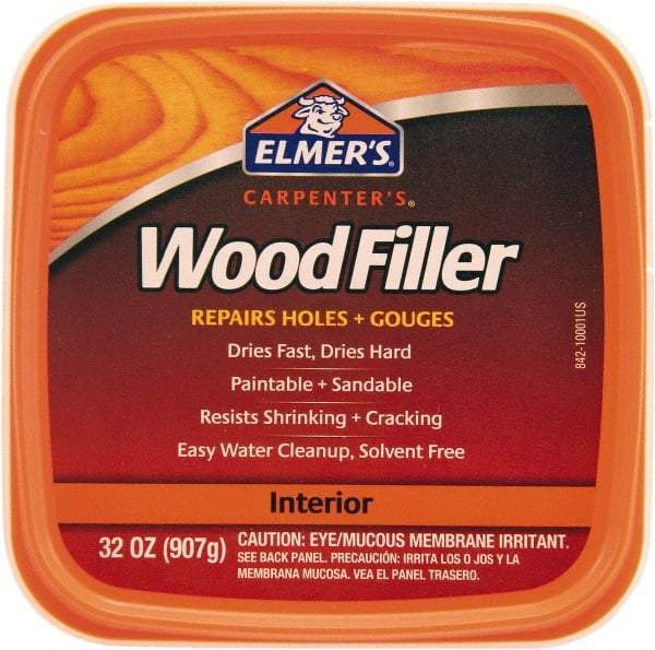 Elmer's - 1 Qt Jar Wood Filler - White - All Tool & Supply