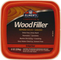 Elmer's - 0.25 Pt Jar Wood Filler - White - All Tool & Supply