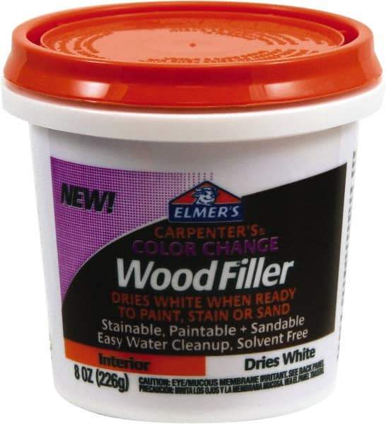 Elmer's - 8 oz Jar Wood Filler - White - All Tool & Supply