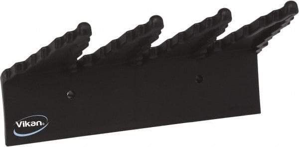 Vikan - 22 Lb, 6-1/2" Wide, 2-1/2" High, Polypropylene, Wall Bracket - 9-1/2" Long, 3 Holders - All Tool & Supply