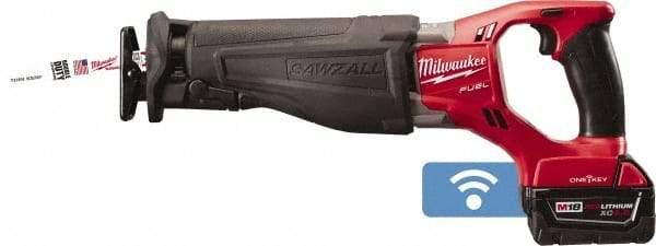 Milwaukee Tool - 18V, 0 to 3,000 SPM, Cordless Reciprocating Saw - Lithium-Ion Batteries Included - All Tool & Supply