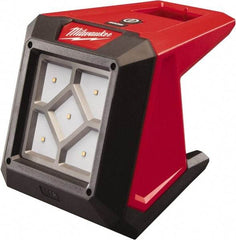 Milwaukee Tool - 12 Volts, 1000 Lumens, Cordless Work Light - Red, 15 hr Run Time - All Tool & Supply