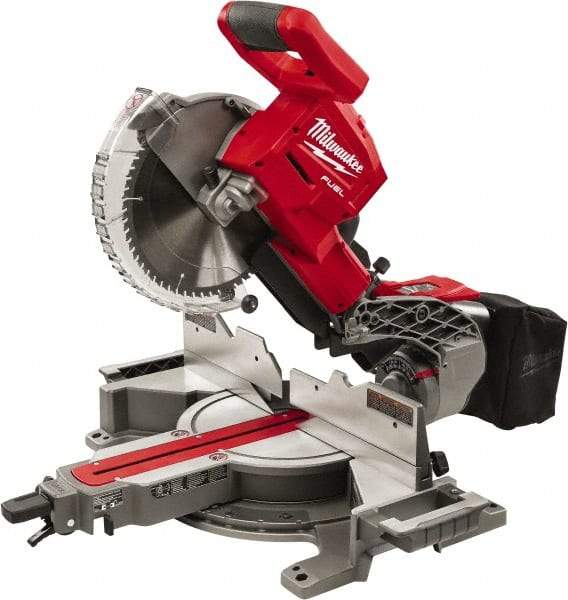 Milwaukee Tool - 48° Left Double Bevel Sliding Miter Saw - 10" Blade Diam - All Tool & Supply