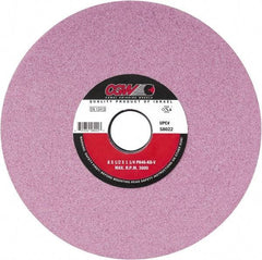 Camel Grinding Wheels - 8" Diam x 1-1/4" Hole x 1/2" Thick, K Hardness, 60 Grit Surface Grinding Wheel - Aluminum Oxide, Type 1, Medium Grade, Vitrified Bond, No Recess - All Tool & Supply