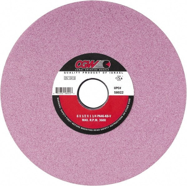 Camel Grinding Wheels - 12" Diam x 5" Hole x 1-1/2" Thick, J Hardness, 46 Grit Surface Grinding Wheel - All Tool & Supply