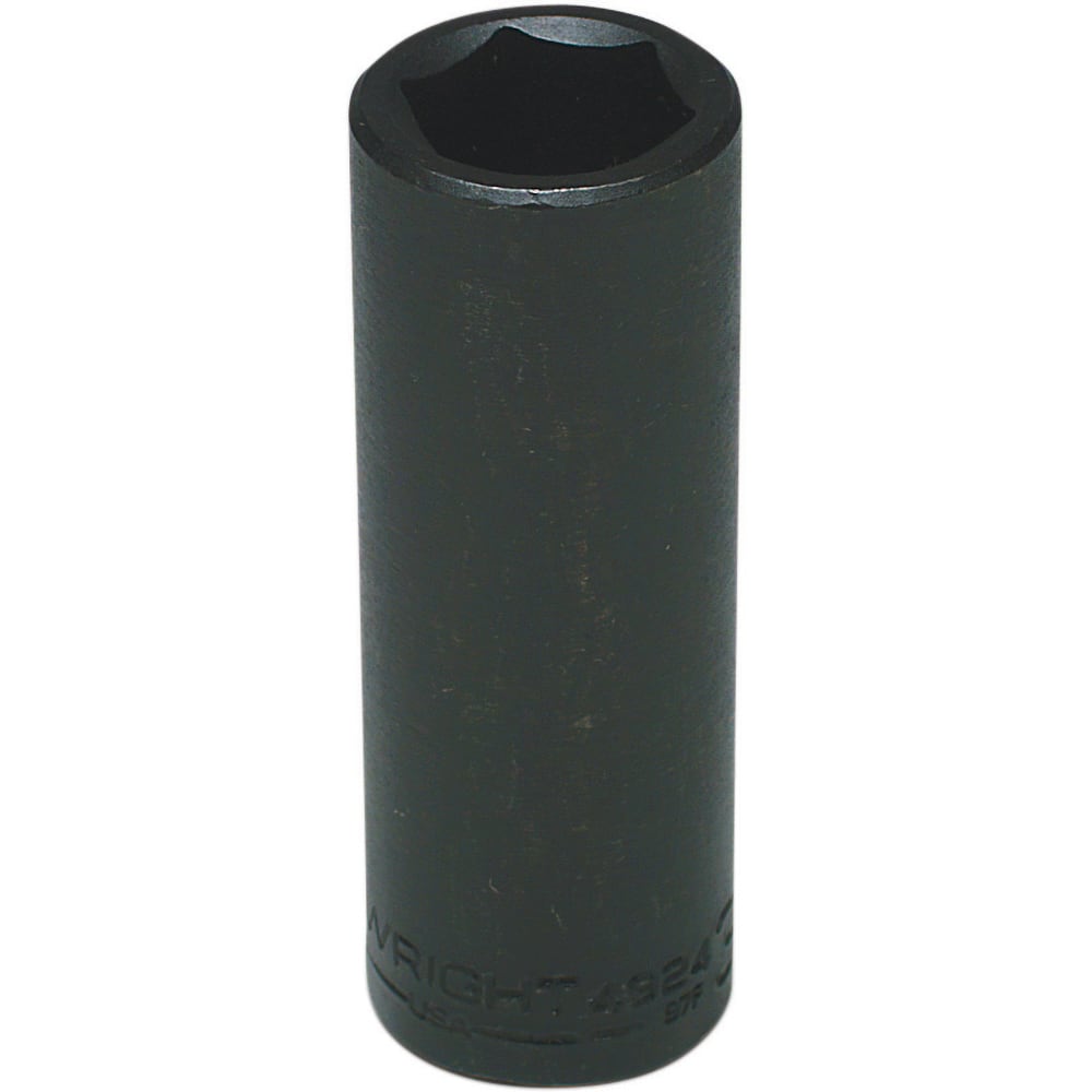 Wright Tool & Forge - Impact Sockets; Drive Size: 1/2 ; Size (Inch): 3/8 ; Type: Deep ; Style: Impact Socket ; Style: Impact Socket ; Style: Impact Socket - Exact Industrial Supply