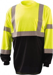 OccuNomix - Size 5XL Hi-Viz Yellow & Black High Visibility Long Sleeve T-Shirt - All Tool & Supply