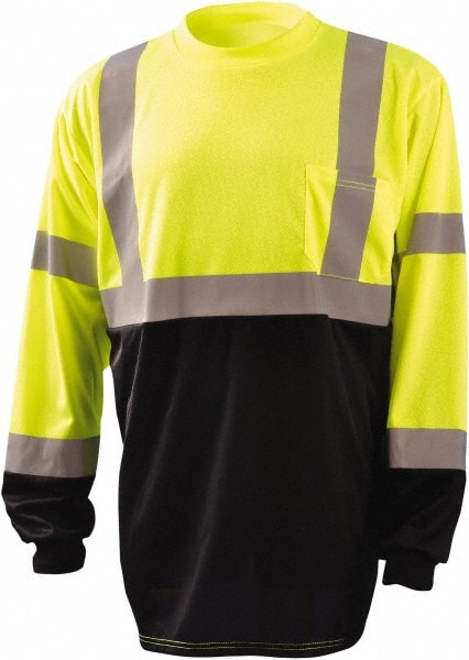 OccuNomix - Size 2XL Hi-Viz Yellow & Black High Visibility Long Sleeve T-Shirt - All Tool & Supply