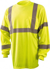 OccuNomix - Size XL Hi-Viz Yellow High Visibility Long Sleeve T-Shirt - All Tool & Supply