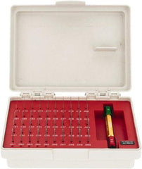 SPI - 50 Piece, 0.011-0.06 Inch Diameter Plug and Pin Gage Set - Minus 0.0002 Inch Tolerance, Class ZZ - All Tool & Supply