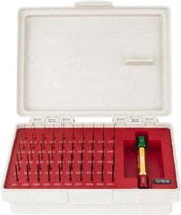 SPI - 50 Piece, 0.011-0.06 Inch Diameter Plug and Pin Gage Set - Minus 0.0002 Inch Tolerance, Class ZZ - All Tool & Supply