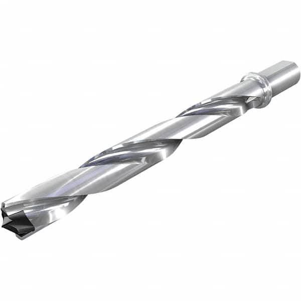 Iscar - 37 to 37.9mm, 8xD, 296mm Max Depth, 32mm Shank Diam, 296mm Flute, 398.6mm OAL, Replaceable-Tip Drill - All Tool & Supply