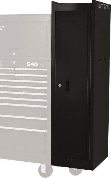 Proto - 4 Drawer Black Locker Cabinet - 15" Wide x 58" High x 18" Deep, Use with Heavy-Duty Key Drawer Liner - All Tool & Supply