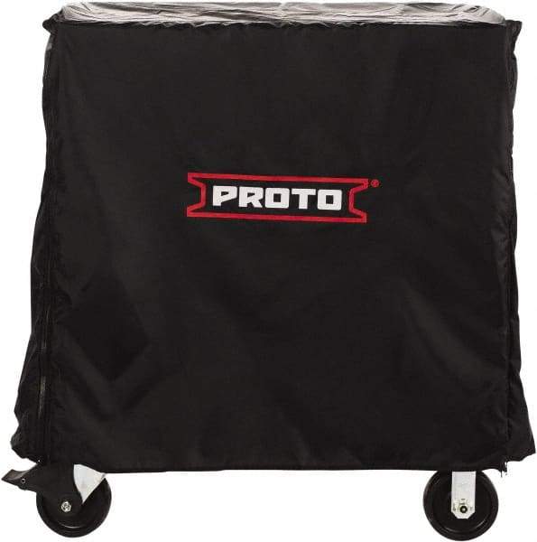 Proto - Tool Box Nylon Workstation Cover - 30" Wide x 42-1/2" High, Black, For J563042-6 - All Tool & Supply