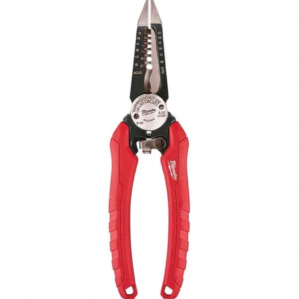 Milwaukee Tool - Wire & Cable Strippers Type: Wire Stripper/Cutter/Crimper Maximum Capacity: 18 AWG Solid, 20 AWG Stranded - All Tool & Supply