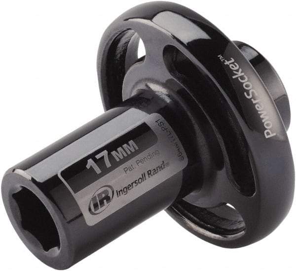 Ingersoll-Rand - 1/2" Drive 17mm Standard Impact Socket - 6 Points, 3-1/10" OAL - All Tool & Supply