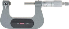 SPI - 1 to 2" Range, Mechanical Screw Thread Micrometer - Ratchet Stop Thimble, 0.001" Graduation, +/-0.0002" Accuracy - All Tool & Supply