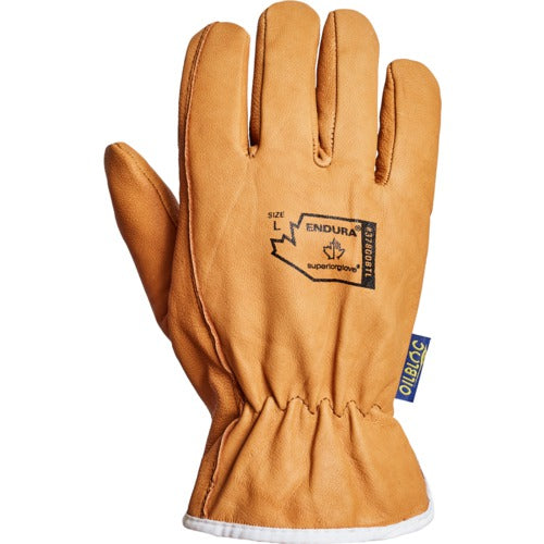 Oil and water resistant gloves that keep hands warm down to -15°C / 5°F