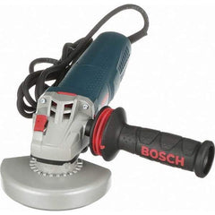 Bosch - 5" Wheel Diam, 11,500 RPM, Corded Angle & Disc Grinder - 5/8-11 Spindle, 120 Volts, 13 Amps - All Tool & Supply