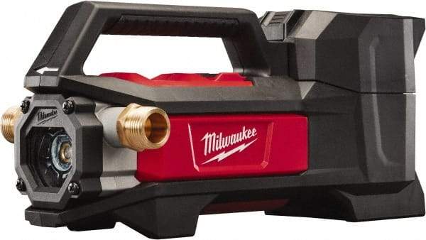 Milwaukee Tool - 1/4 hp, 18 Amp Rating, 18 Volts, Full-On Operation, Nonsubmersible Pump - Plastic Housing - All Tool & Supply