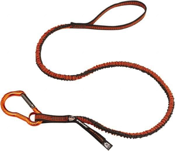 Ergodyne - 38" Tool Lanyard - Carabiner Connection, 60" Extended Length, Gray - All Tool & Supply