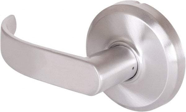 Stanley - Grade 2 Dummy Lever Lockset for 1-3/8 to 2" Thick Doors - 2-3/4" Back Set, Keyless Cylinder, Brass Alloy, Chrome Finish - All Tool & Supply