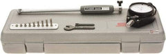 SPI - 10 Anvil, 0.7 to 1-1/2" Dial Bore Gage - 0.0001" Graduation, 6" Gage Depth, Accurate to 0.0003", Carbide Ball - All Tool & Supply