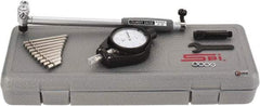 SPI - 11 Anvil, 2 to 6" Dial Bore Gage - 0.0005" Graduation, 6" Gage Depth, Accurate to 0.00065", Carbide Ball - All Tool & Supply