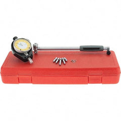 SPI - 6 Anvil, 1.4 to 2.4" Dial Bore Gage - 0.0005" Graduation, 6" Gage Depth, Accurate to 0.00065", Carbide Ball - All Tool & Supply