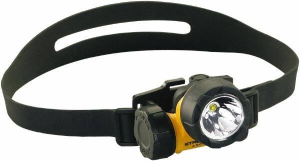 Streamlight - White LED Bulb, 90 Lumens, Hands-free Flashlight - Yellow Plastic Body, 3 AAA Alkaline Batteries Included - All Tool & Supply