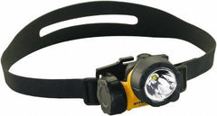 Streamlight - White LED Bulb, 90 Lumens, Hands-free Flashlight - Yellow Plastic Body, 3 AAA Alkaline Batteries Included - All Tool & Supply