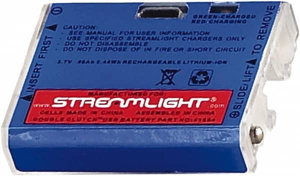 Streamlight - Batteries; Type: Standard ; Battery Size: AAA; AAA ; Battery Chemistry: Lithium-Ion ; Voltage: 3.70 ; Rechargeable: Rechargeable - Exact Industrial Supply