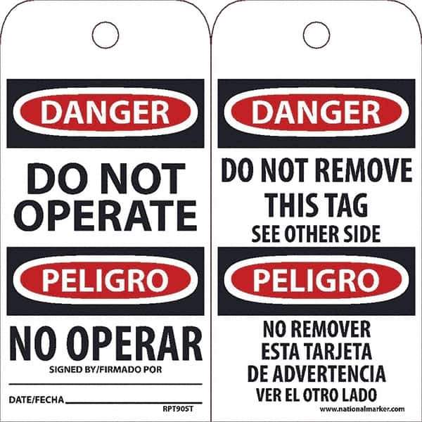 NMC - Safety & Facility Tags Message Type: Accident Prevention Tag Header: Danger - All Tool & Supply