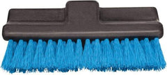 Harper Brush - 2-1/4" Bristle Length, Polypropylene Deck Scrub Brush - 10" Wide Head, 10" OAL, Black, Polypropylene Block - All Tool & Supply