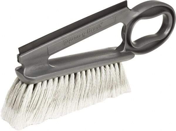 Harper Brush - 14" OAL, Synthetic Counter Brush - 2-1/4" Bristle Length, 8" Long x 1-3/4" Wide Head, Straight Foam Handle, Gray & Red - All Tool & Supply