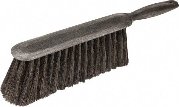 Harper Brush - 14" OAL, Horsehair & Nylon Counter Brush - 2-1/4" Bristle Length, 8" Long x 1-3/4" Wide Head, Straight Foam Handle, Black - All Tool & Supply