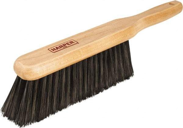 Harper Brush - 14" OAL, Synthetic Counter Brush - 2-1/4" Bristle Length, 8" Long x 1-3/4" Wide Head, Straight Wood Handle, Black & Red - All Tool & Supply