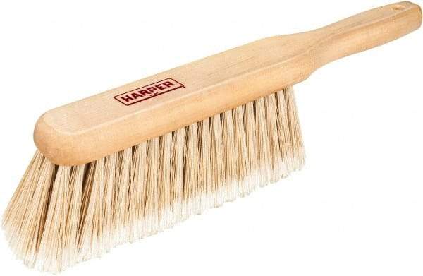 Harper Brush - 14" OAL, Synthetic Counter Brush - 2-1/4" Bristle Length, 8" Long x 1-3/4" Wide Head, Straight Wood Handle, Beige - All Tool & Supply